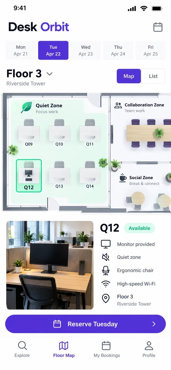 Zone map.