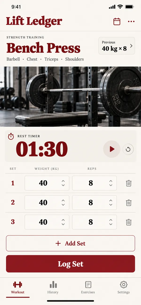 Bench press.