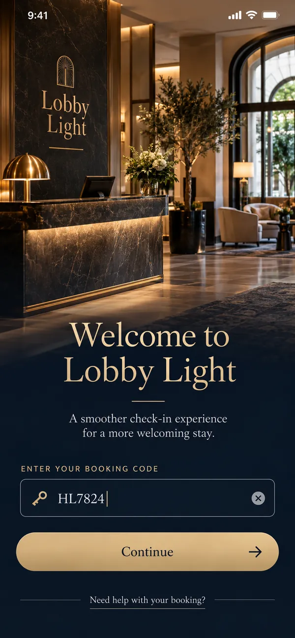 Arrival welcome.