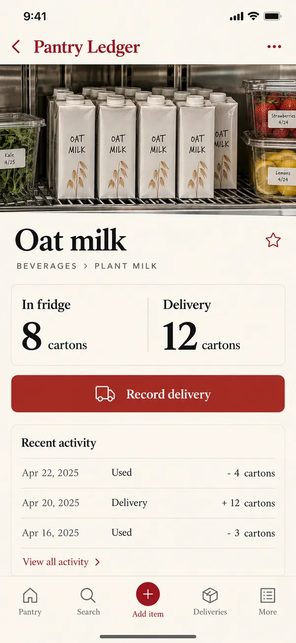 Oat milk.