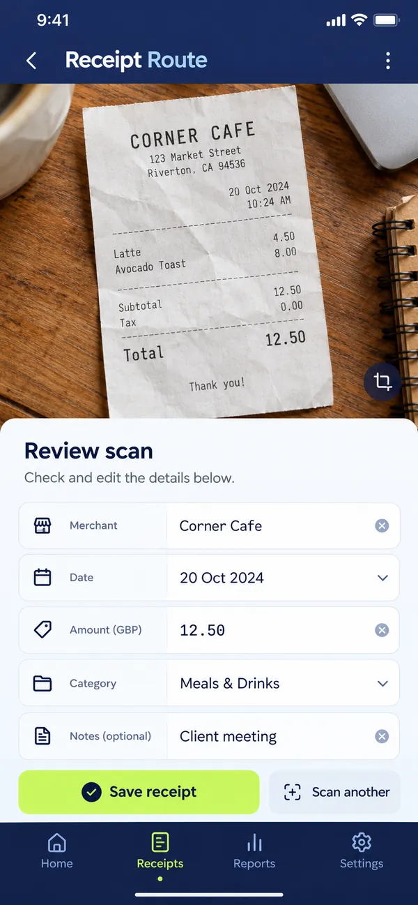 Review scan.