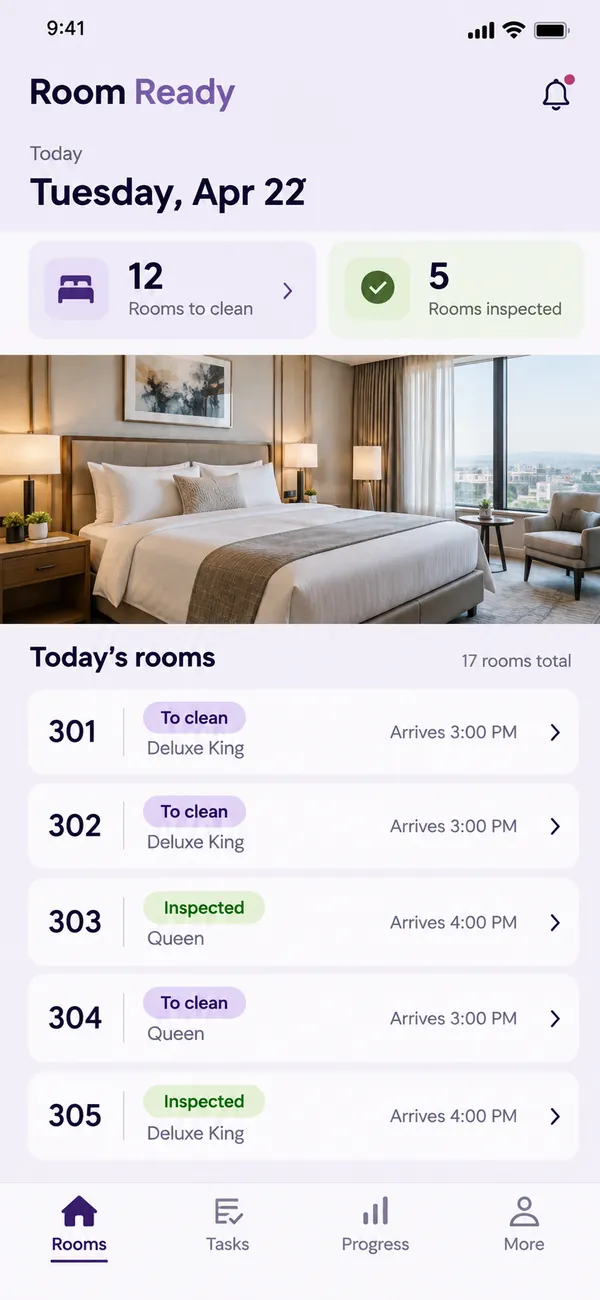 Rooms today.
