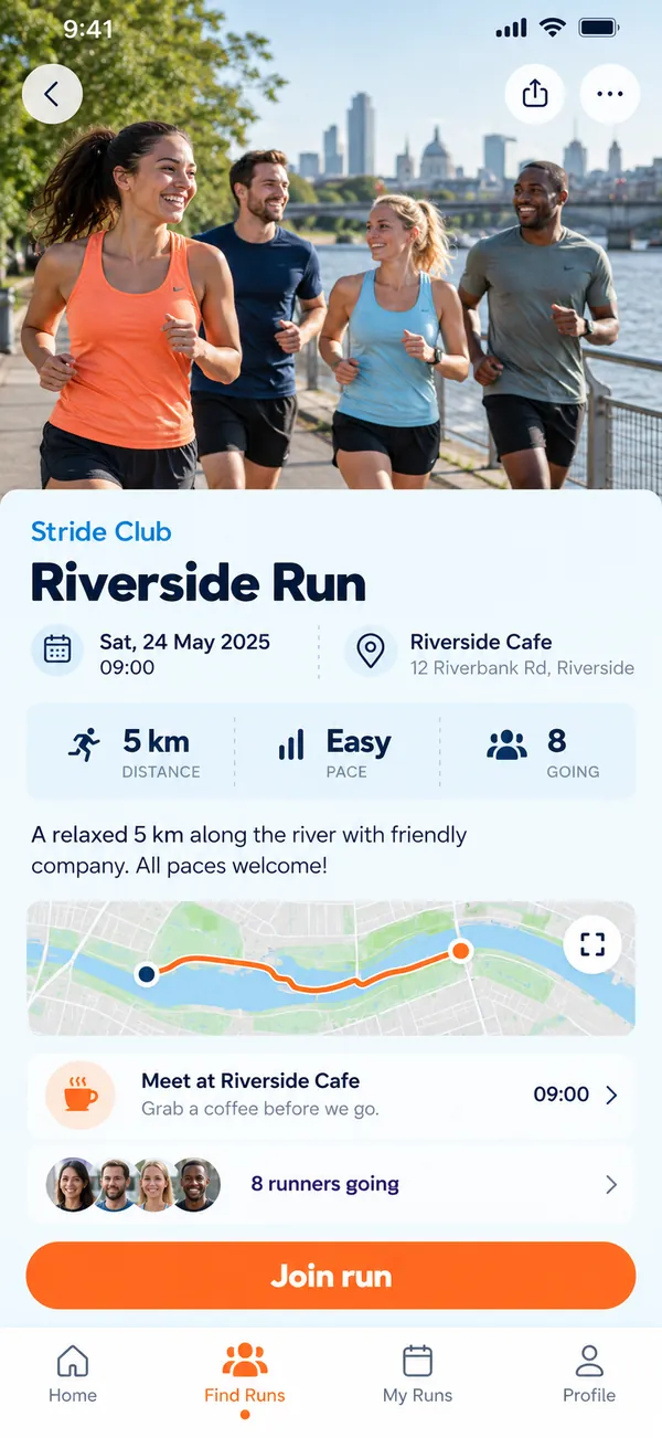 Run details.