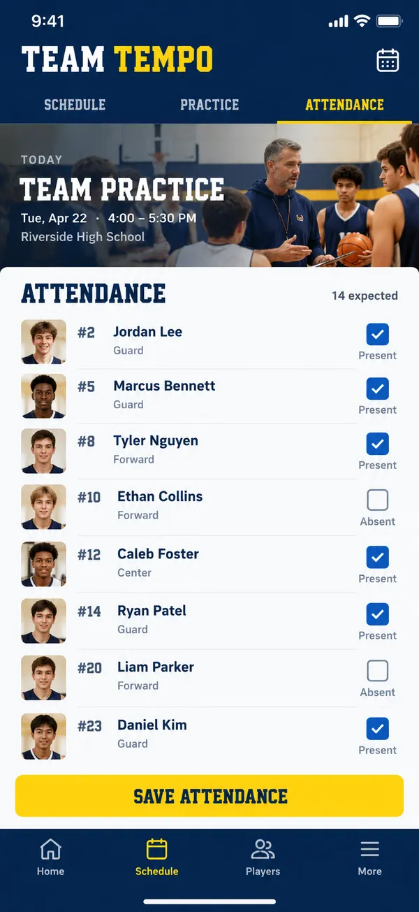 Attendance.