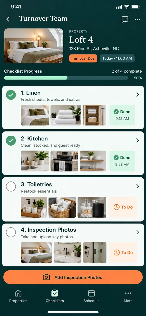 Loft 4 checklist.