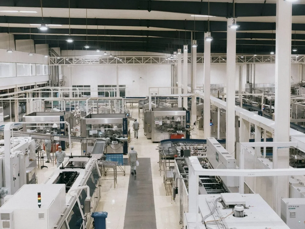 Modern manufacturing facility