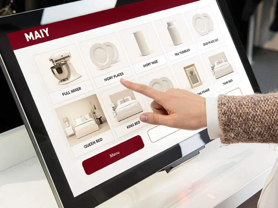 Elo touchscreen kiosk example 2