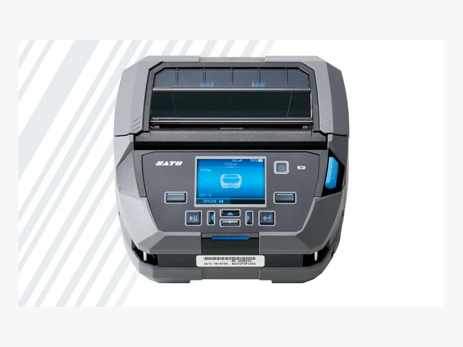 SATO PW4NX manufacturer family photograph; configuration varies