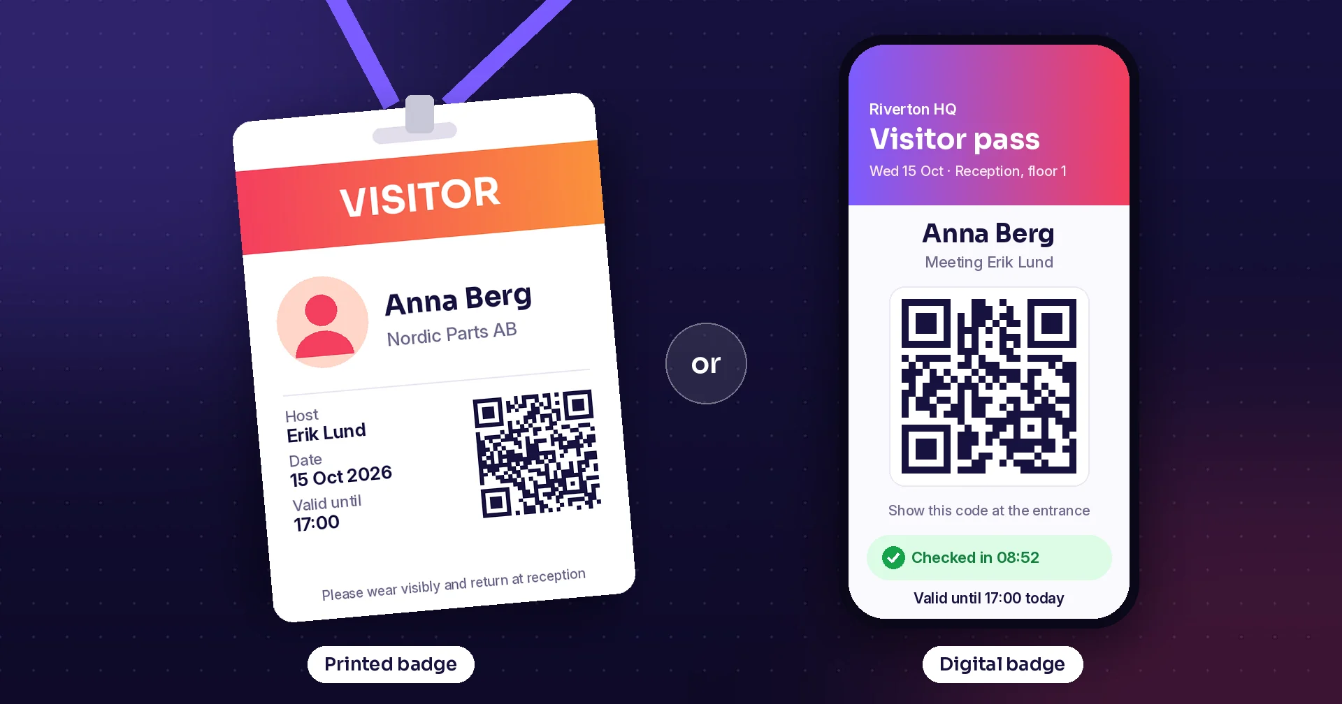 Visitor Badges: Printed or Digital? Pros and Cons