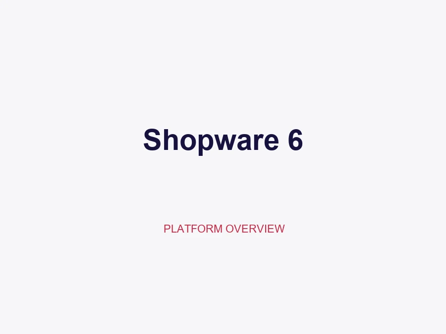 Shopware 6