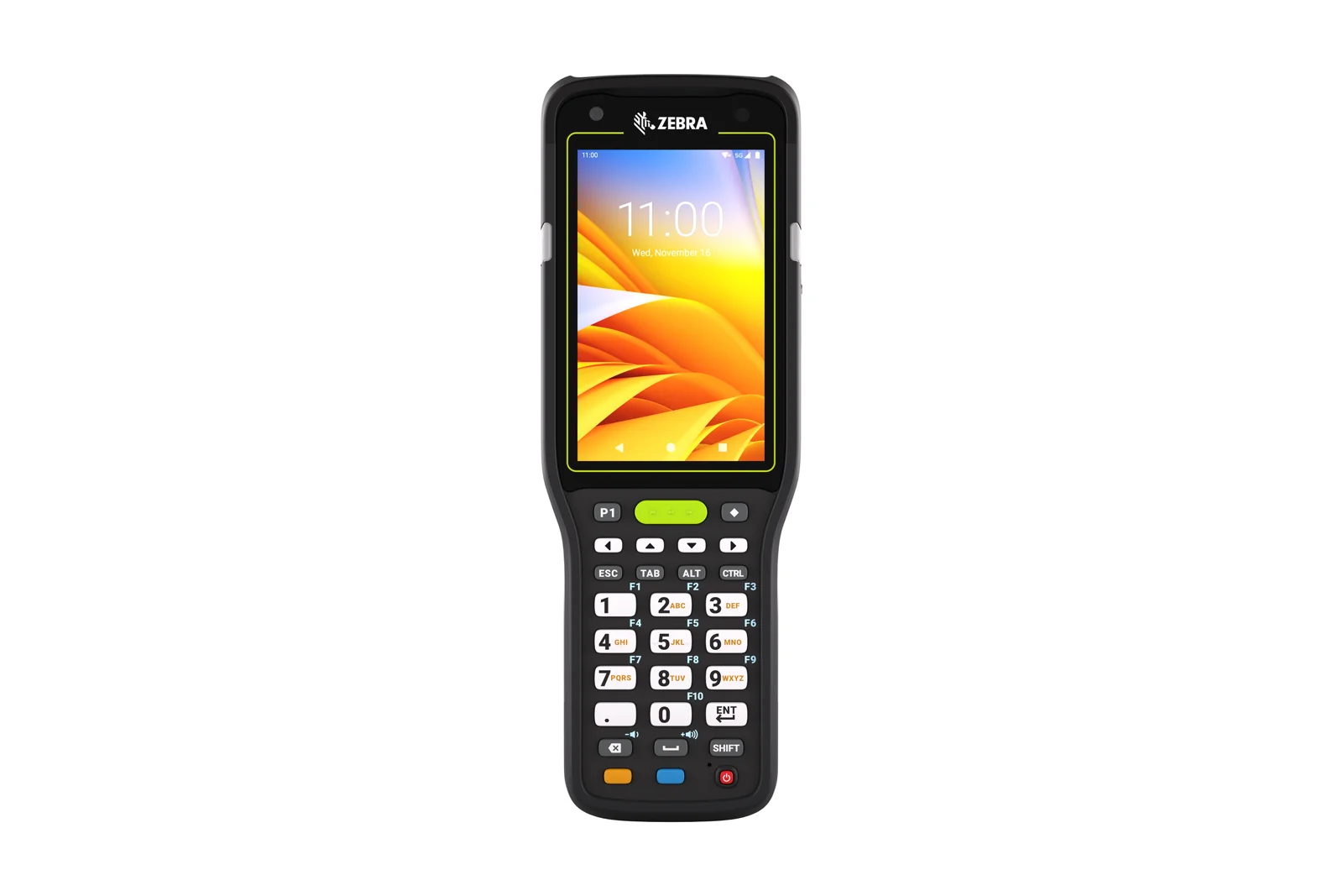 Zebra MC3450 mobile computer with keypad, manufacturer photograph.