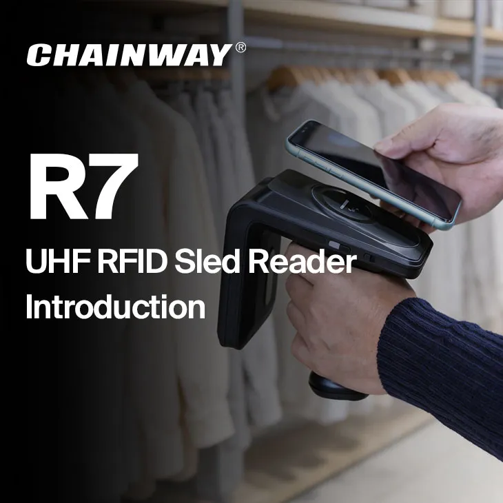Chainway R7 UHF RFID Sled Reader