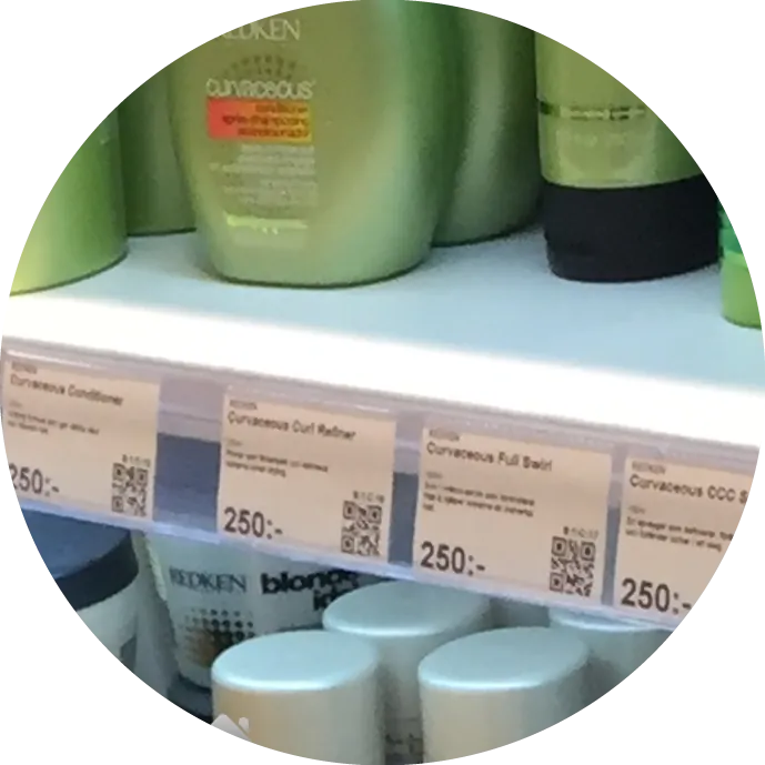 Print labels from the app