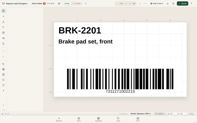 Label Editor