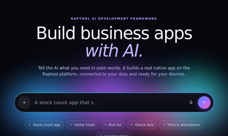 AI Framework screen